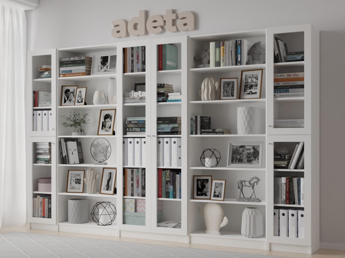 Книжный шкаф Билли 371 white ИКЕА (IKEA) изображение товара