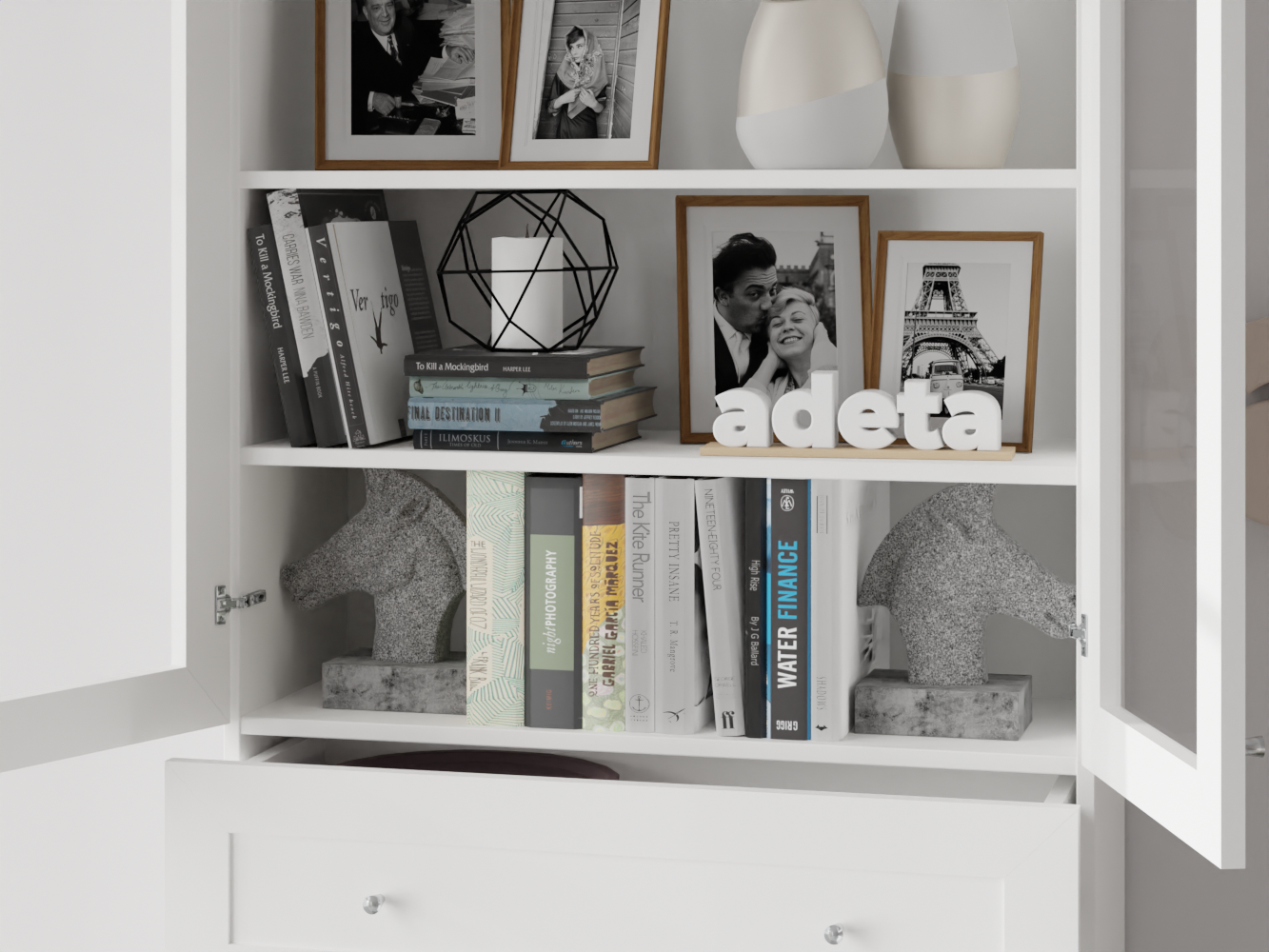 Книжный шкаф Билли 314 white ИКЕА (IKEA) изображение товара