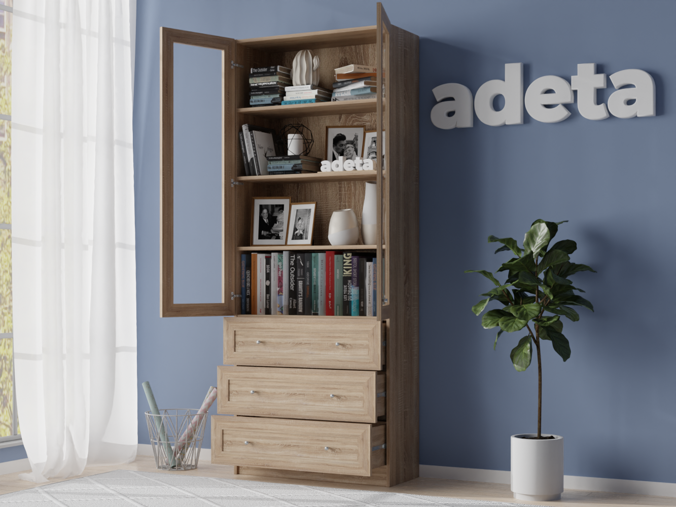 Книжный шкаф Билли 313 beige ИКЕА (IKEA) изображение товара