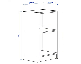 Изображение товара Прикроватная тумба Гурскен 313 beige ИКЕА (IKEA) на сайте adeta.ru