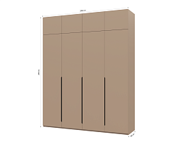 Изображение товара Распашной шкаф Пакс Альхейм 24 brown (black) ИКЕА (IKEA) на сайте adeta.ru