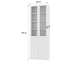 Изображение товара Книжный шкаф Билли 319 white ИКЕА (IKEA) на сайте adeta.ru