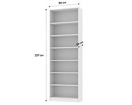 Изображение товара Стеллаж Билли 118 white ИКЕА (IKEA) на сайте adeta.ru